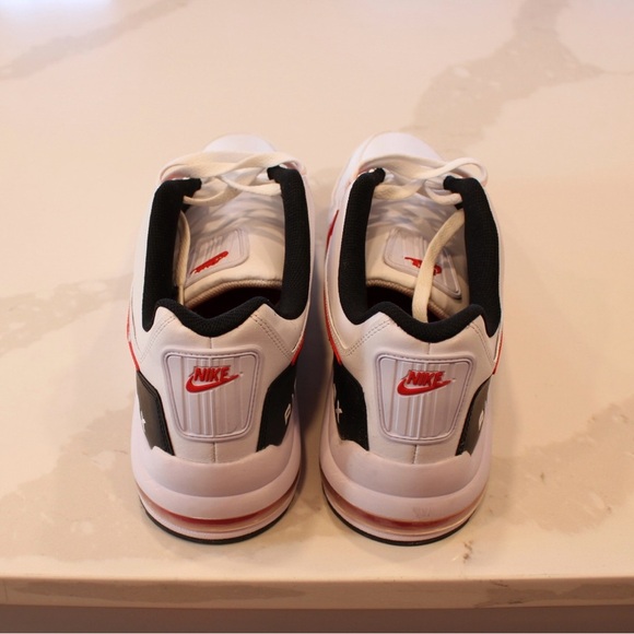 Nike Air Max White and Red Sneakers - Picture 6 of 7